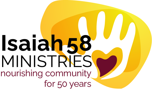 Isaiah 58 Ministries - Nourishing community for 50 Years logo.